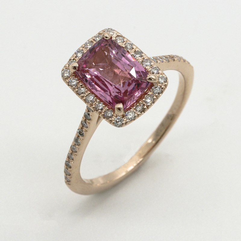 Bridal solitaire diamond ring